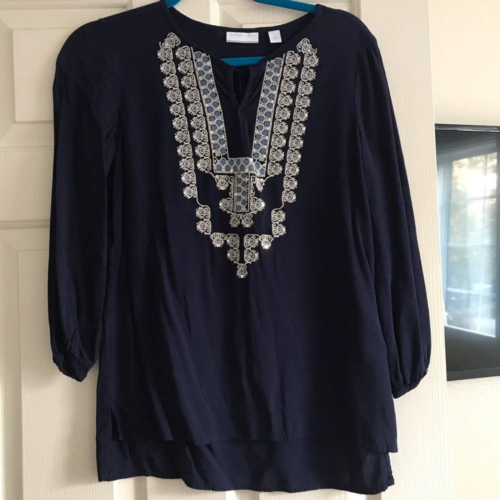 Bohemian long sleeve top